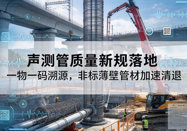 平阳声测管质量新规落地，一物一码溯源，非标薄壁管材加速清退